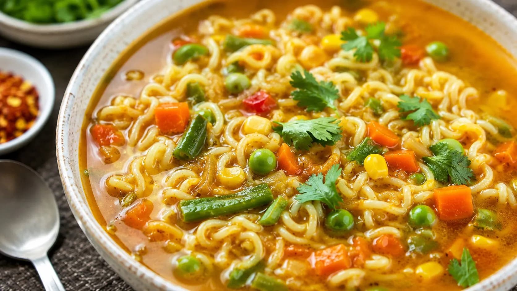 10-Minute Healthy Vegetable Maggi Soup 10-Minute Healthy Vegetable Maggi Soup