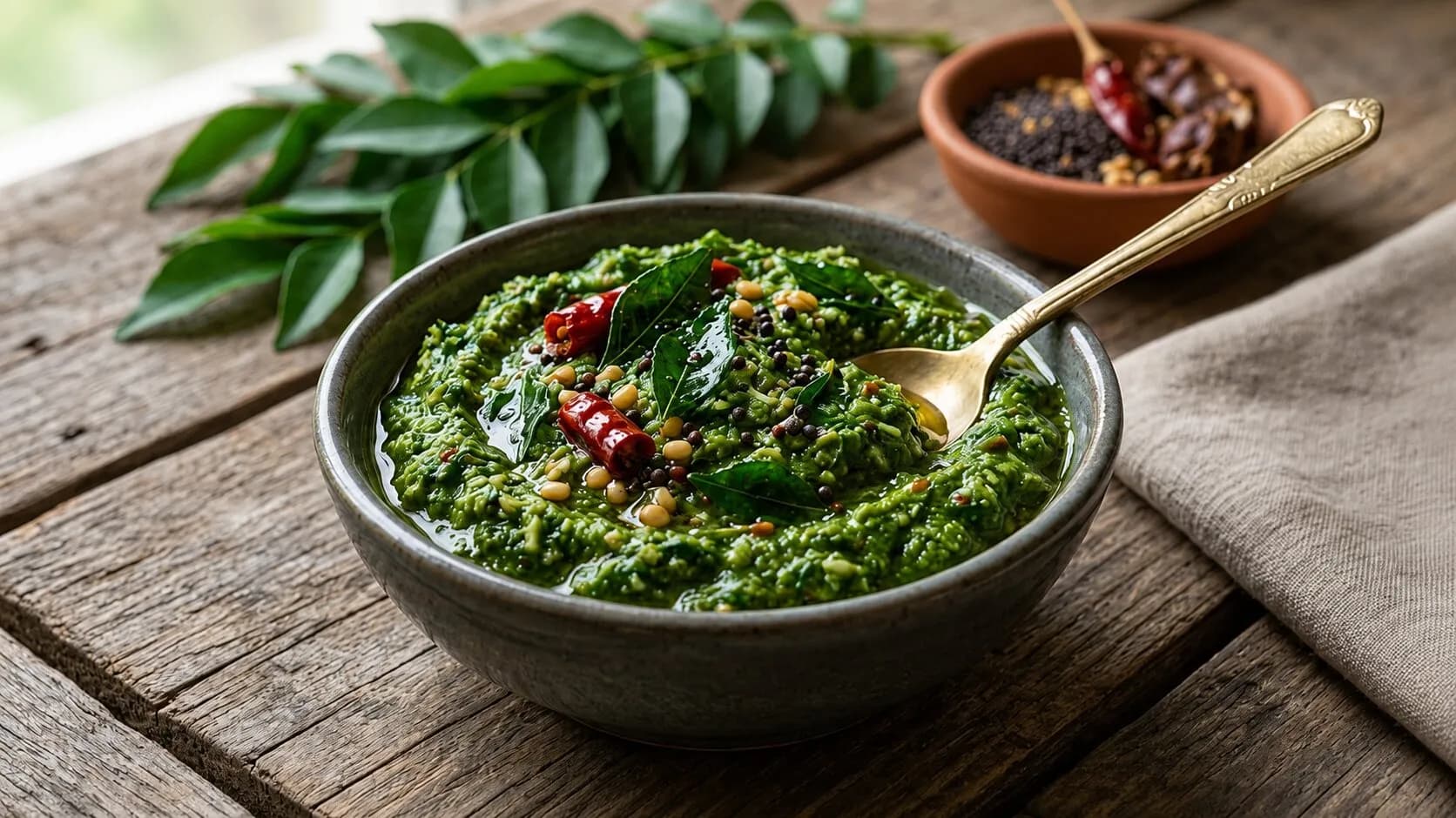 Authentic Curry Leaf Chutney & Thogayal Authentic Curry Leaf Chutney & Thogayal