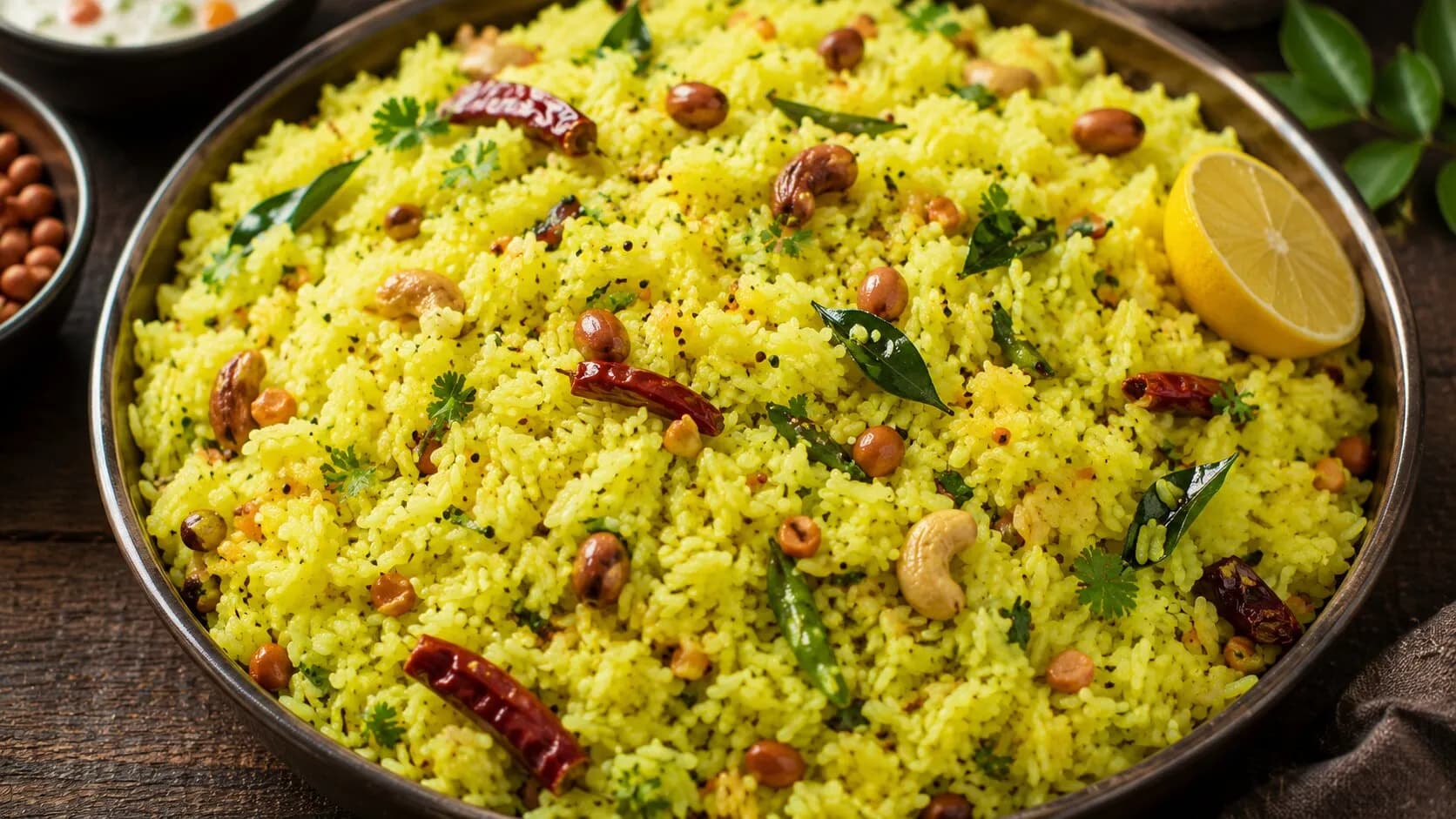 Authentic South Indian Lemon Rice Authentic South Indian Lemon Rice