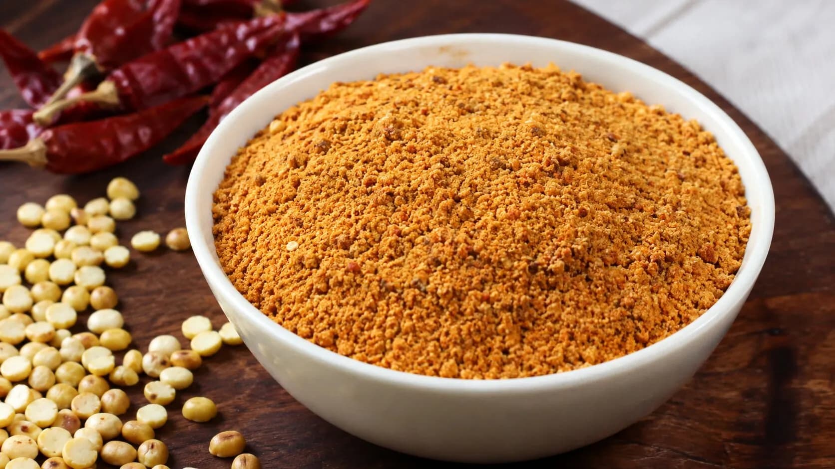 Authentic Split Roasted Gram Chutney Powder Authentic Split Roasted Gram Chutney Powder