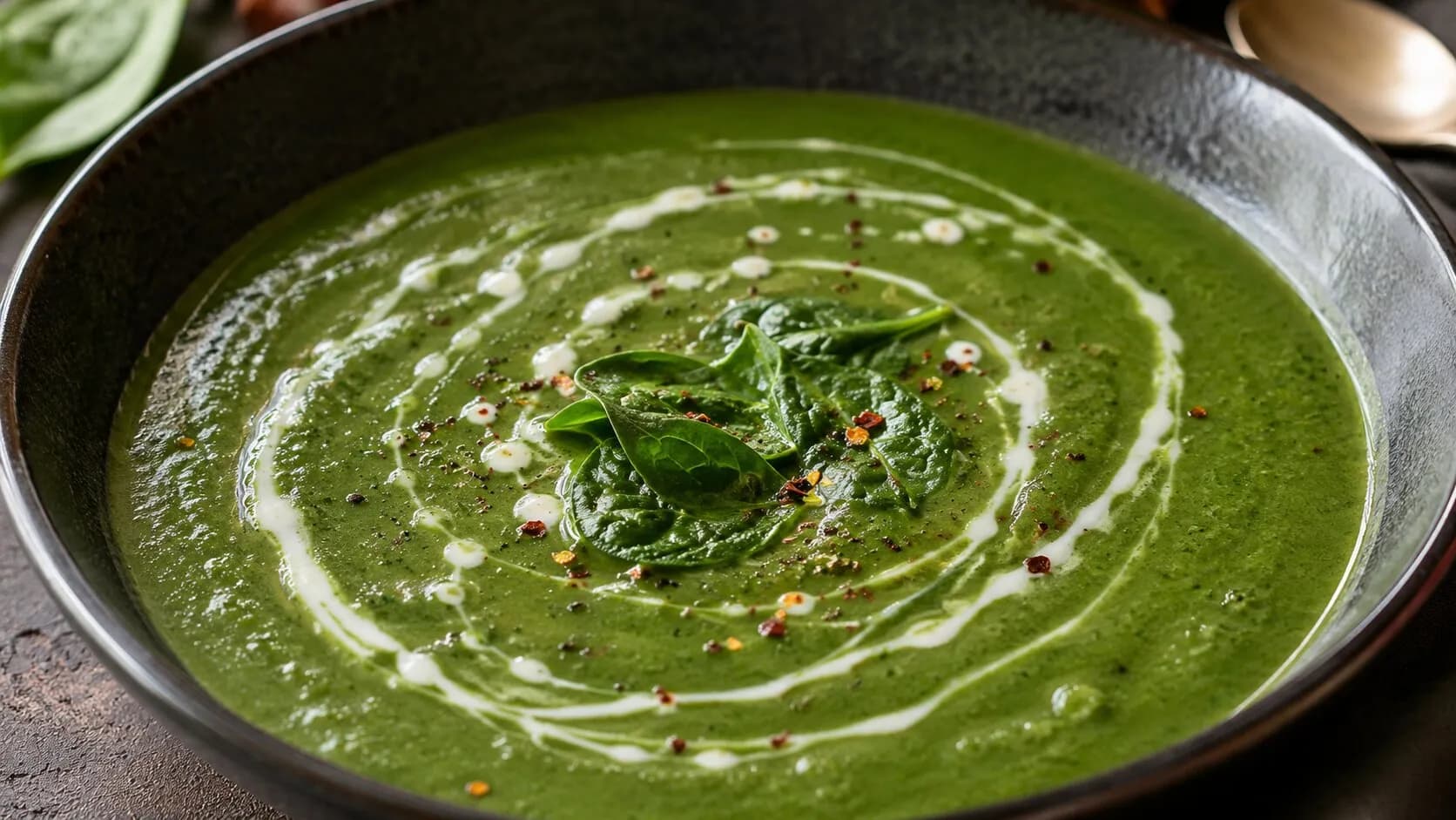 Creamy & Healthy Spinach Soup Creamy & Healthy Spinach Soup