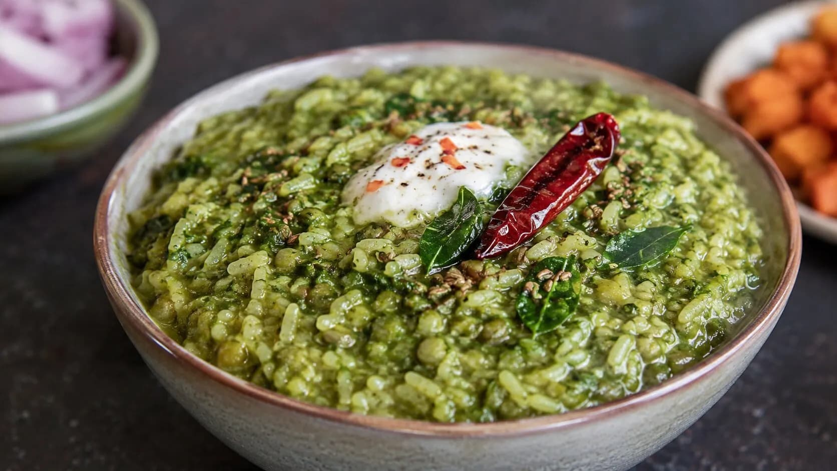 Delicious & Easy Palak Khichdi Delicious & Easy Palak Khichdi