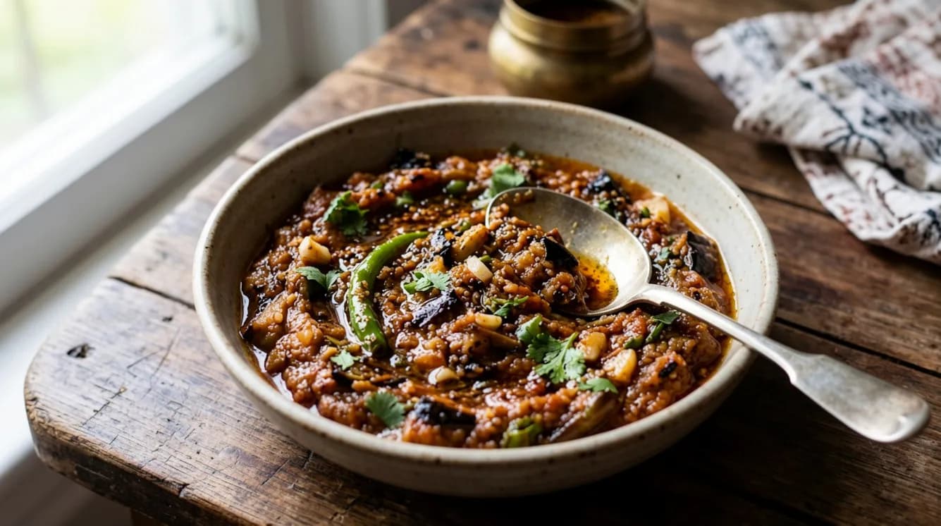 Delicious Homemade Brinjal Chutney Delicious Homemade Brinjal Chutney