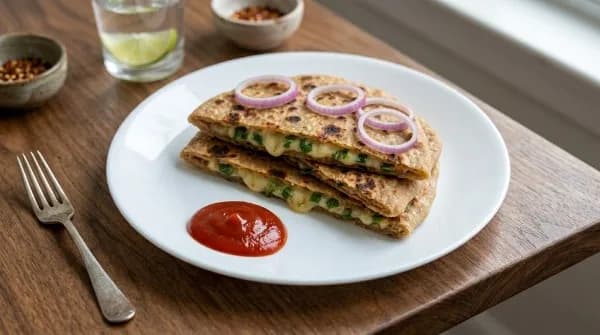 Easy Cheesy Paratha Recipe Easy Cheesy Paratha Recipe
