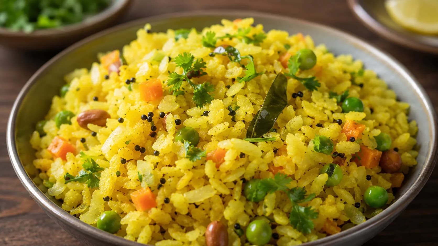 Easy & Healthy Vegetable Poha Easy & Healthy Vegetable Poha