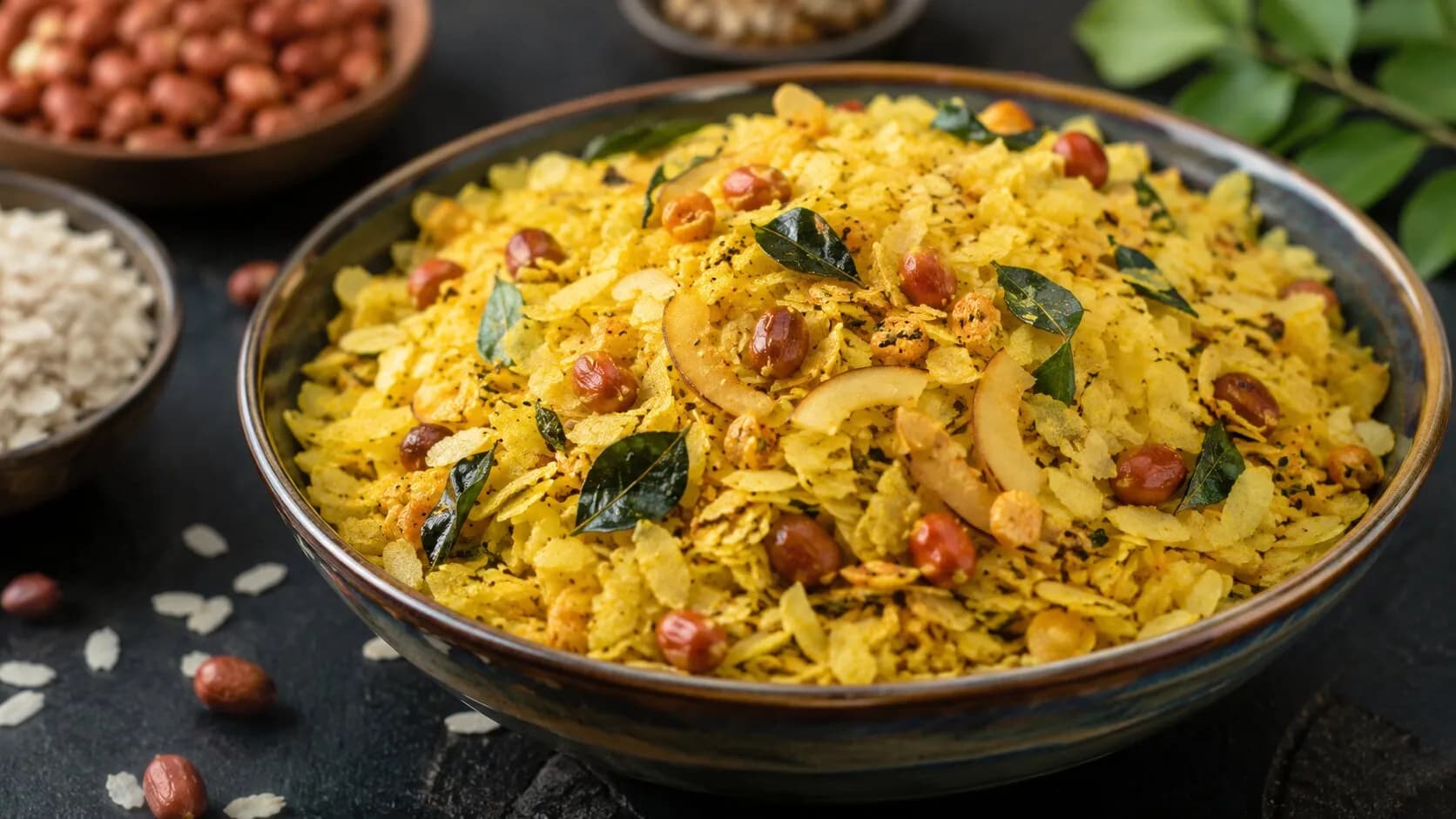 Homemade Crispy Chivda (Poha Namkeen) Homemade Crispy Chivda (Poha Namkeen)