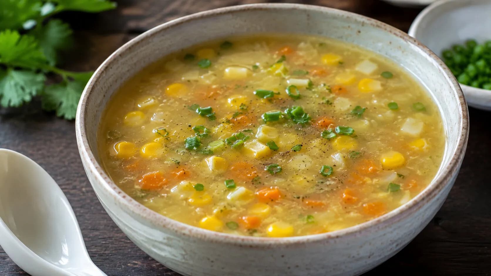 Homemade Sweet Corn Vegetable Soup Homemade Sweet Corn Vegetable Soup