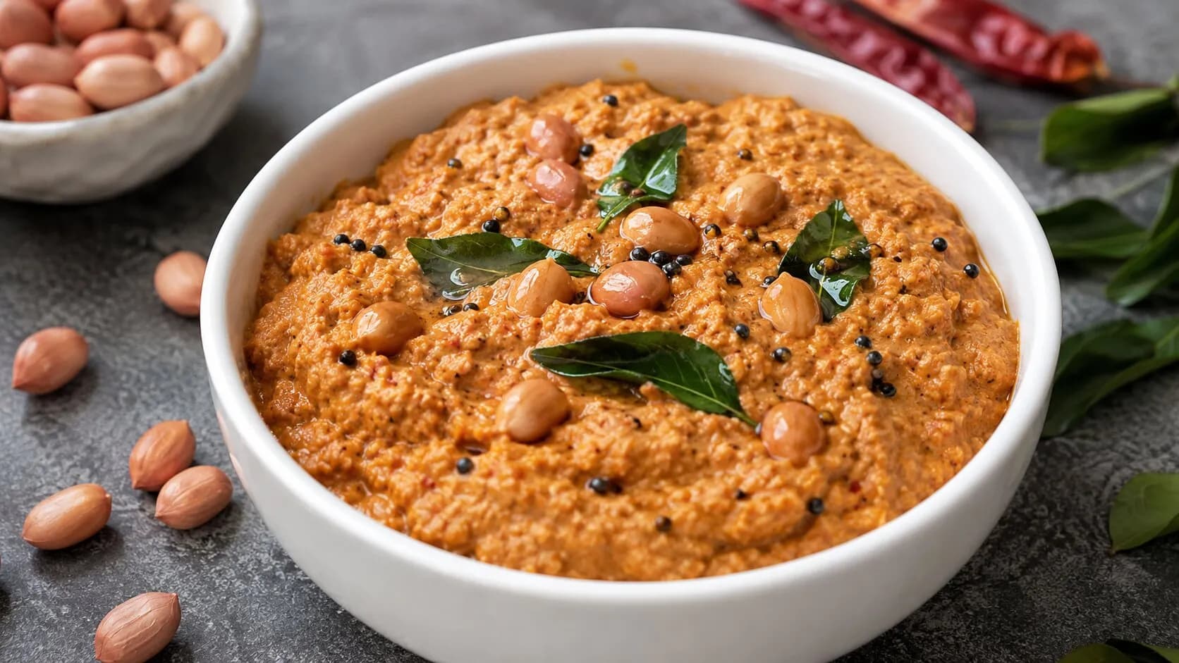 Quick & Creamy Peanut Chutney Quick & Creamy Peanut Chutney
