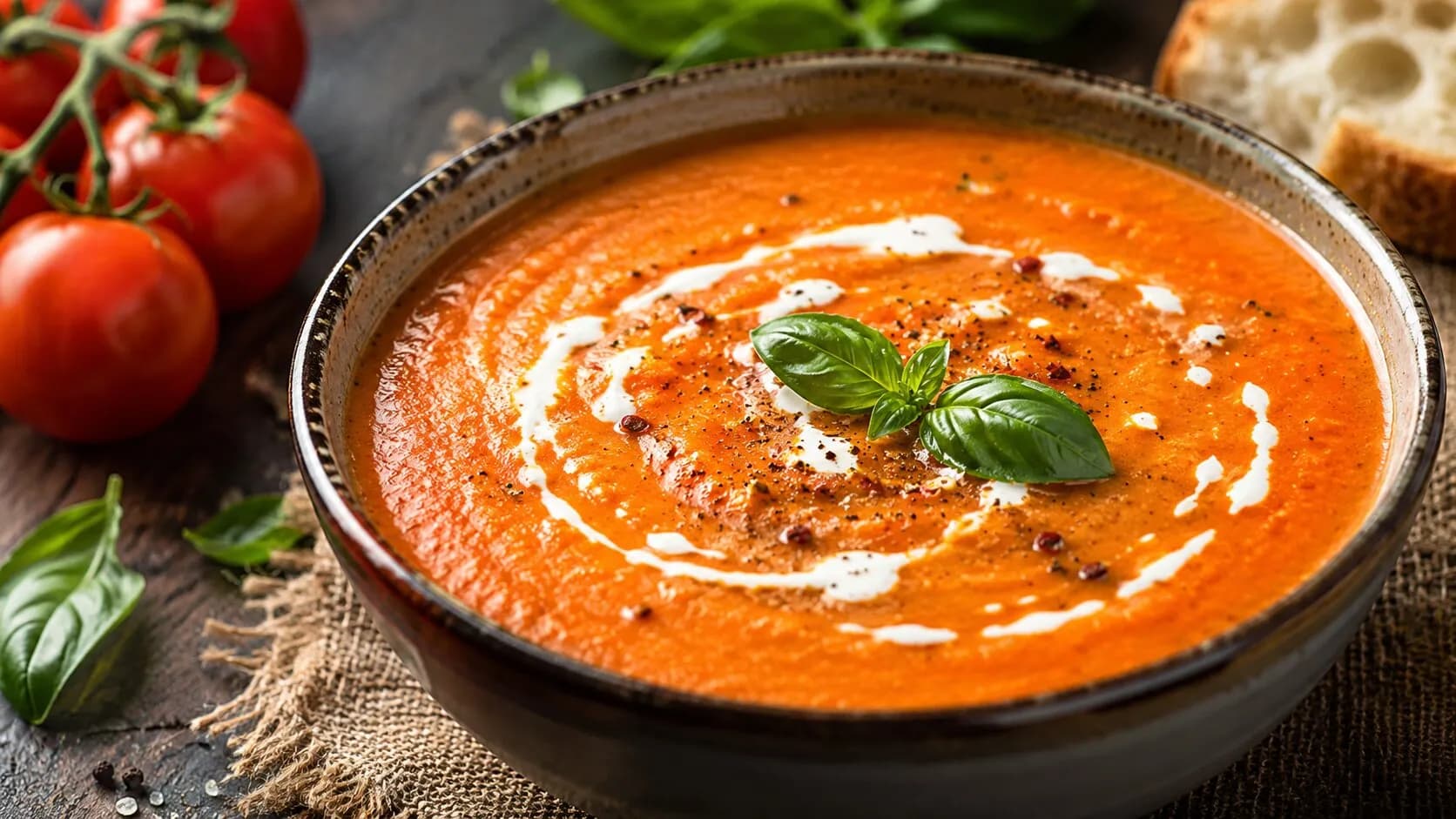 Rich and Creamy Homemade Tomato Soup Rich and Creamy Homemade Tomato Soup