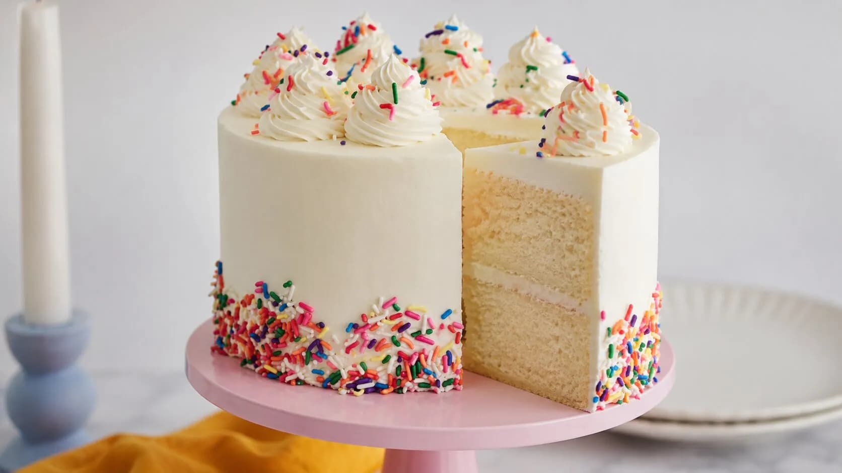 Soft & Moist Eggless Vanilla Cake Soft & Moist Eggless Vanilla Cake