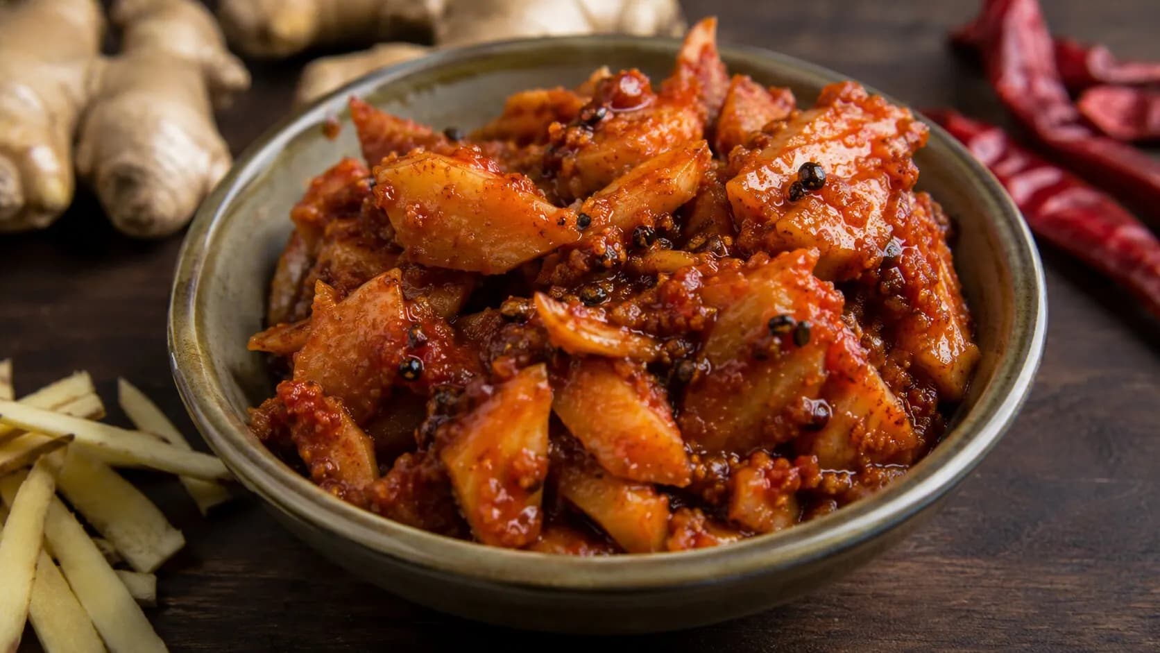 Spicy Andhra Style Ginger Pickle Spicy Andhra Style Ginger Pickle