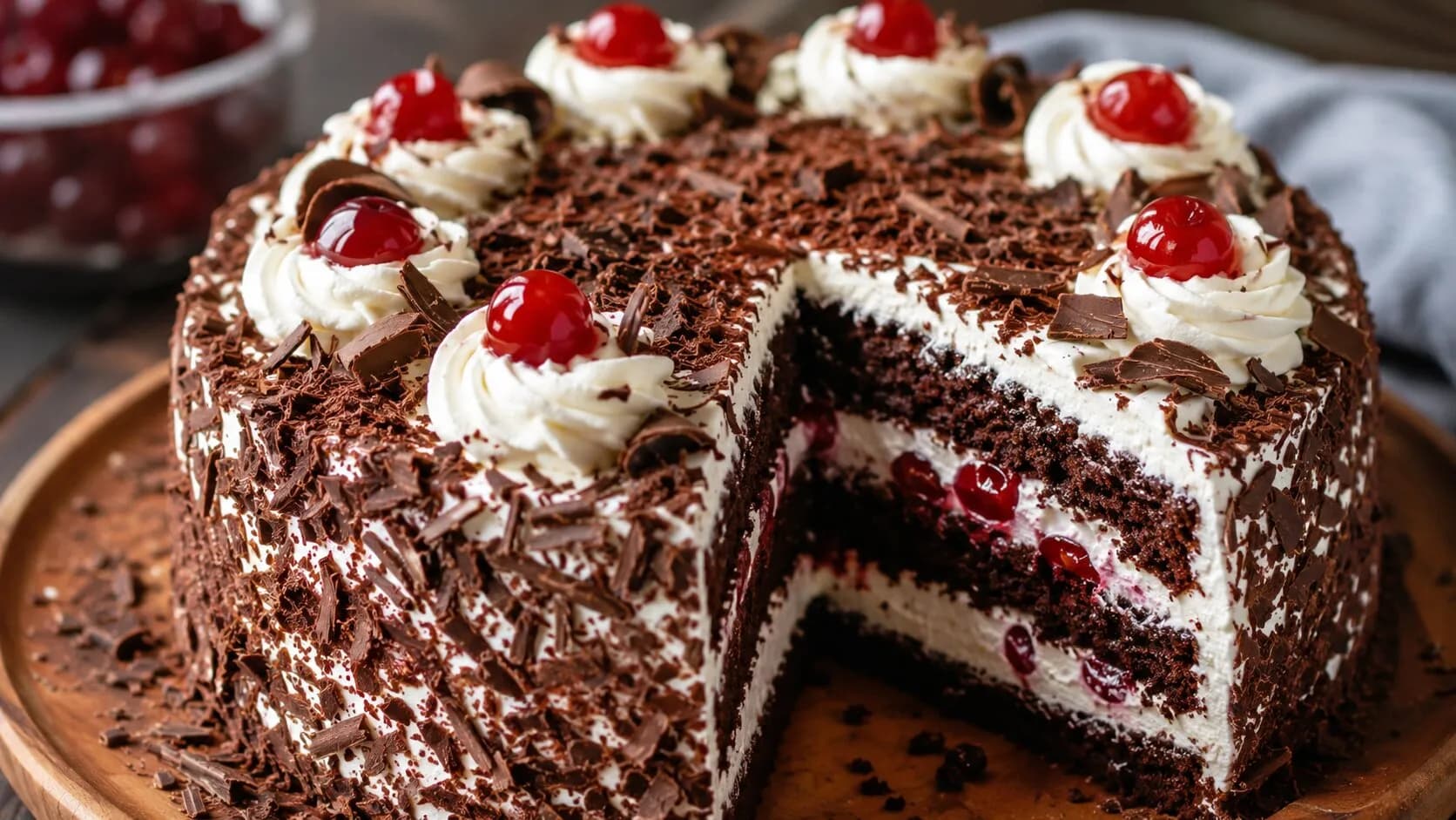 The Softest Eggless Black Forest Cake The Softest Eggless Black Forest Cake