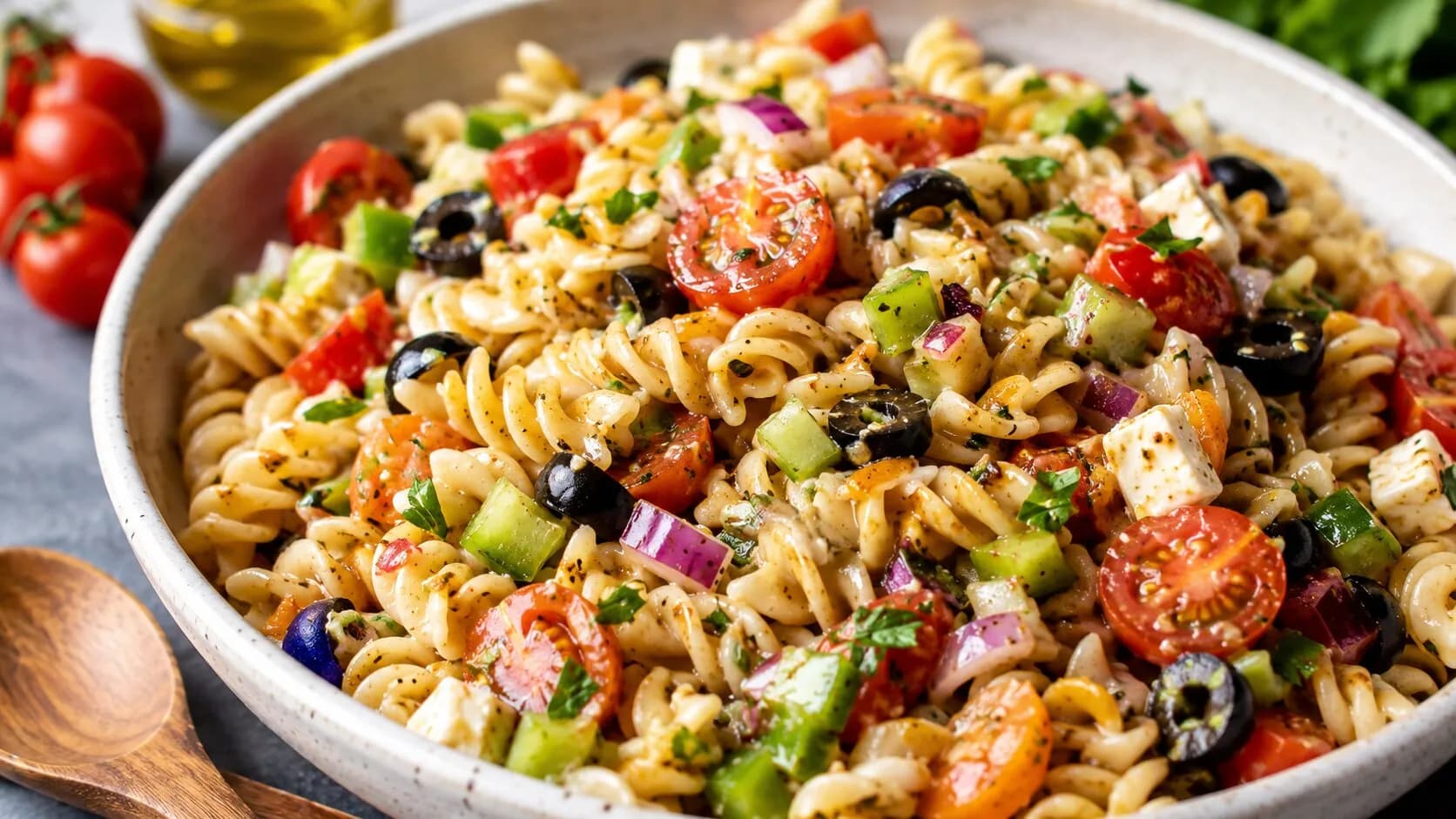 The Ultimate Crowd-Pleasing Pasta Salad The Ultimate Crowd-Pleasing Pasta Salad