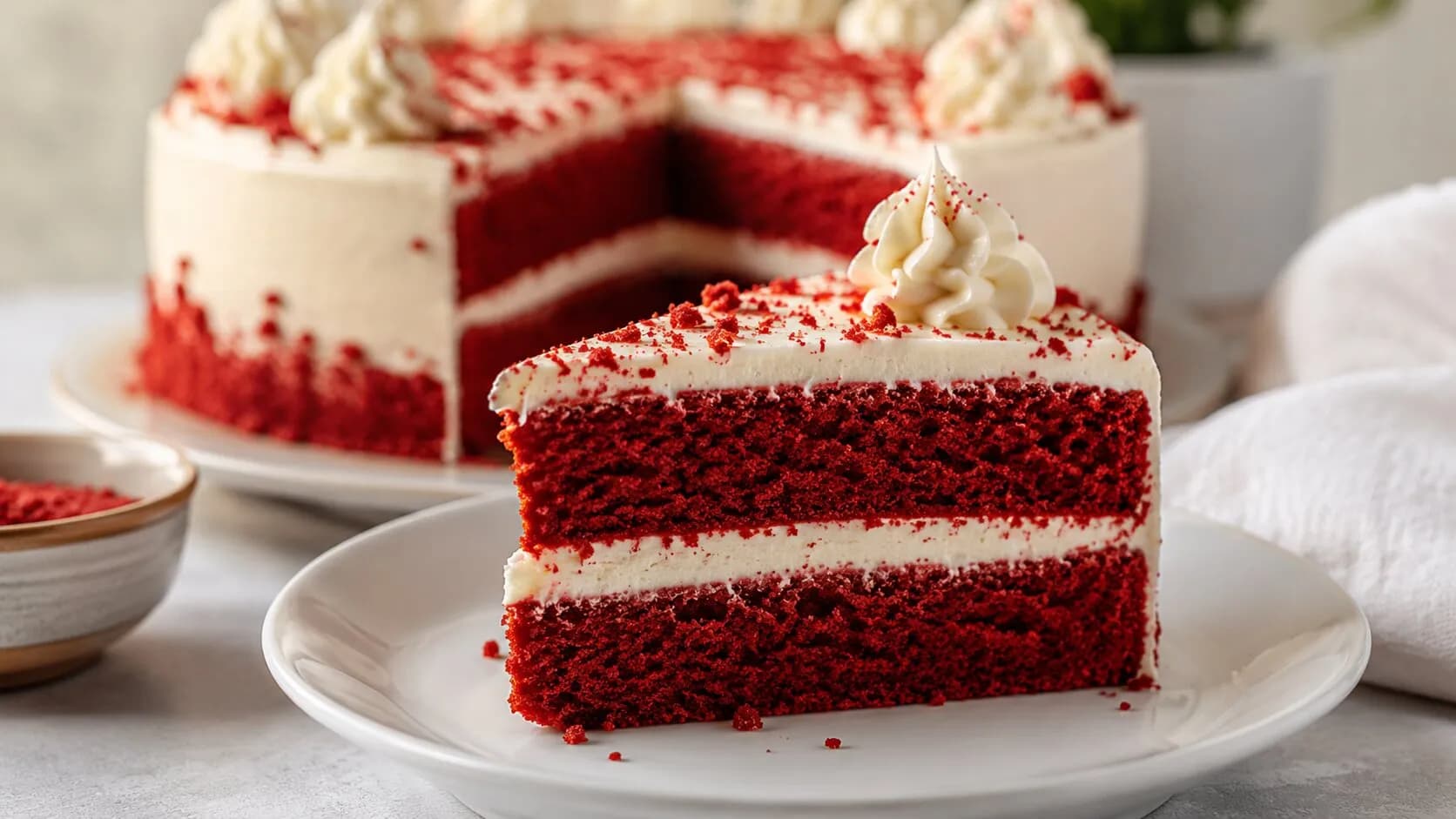 The Ultimate Eggless Red Velvet Cake The Ultimate Eggless Red Velvet Cake